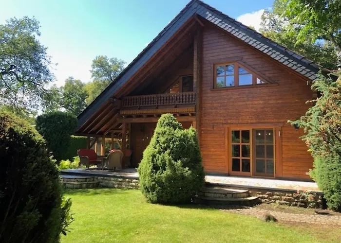 Blockhaus Am Waldrand Villa Brieselang photo
