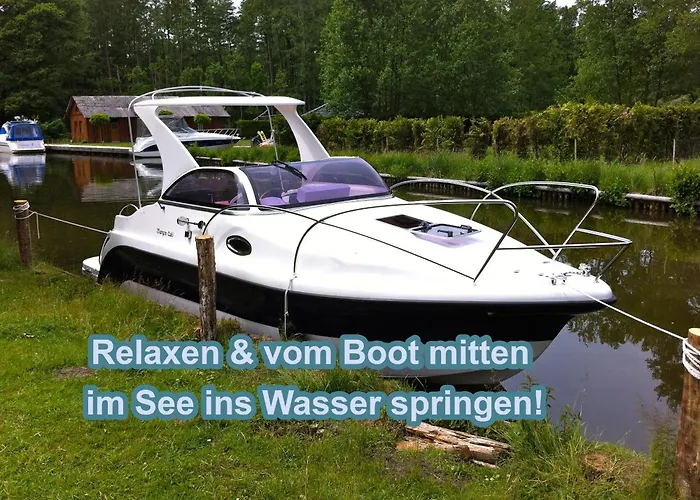 Huettendorf Fuer Euch Alleine - Gefuehrter Yachtausflug Nach Prieros Inclusive! Nur 3 Minuten Zum Badesee Fahrraeder Kostenlos Vorhanden Gross Koris photo