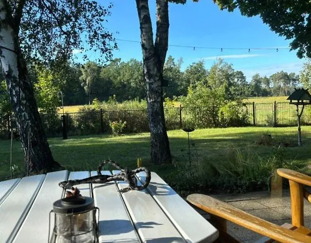 Photo de Flaemingpanorama - Laendliches Gartenhaus Mit Kamin Und Naturpanorama Niedergorsdorf
